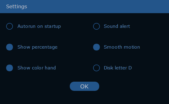 Big Meter Pro - Settings