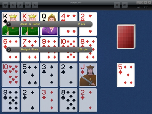 Poker Lines - screenshot